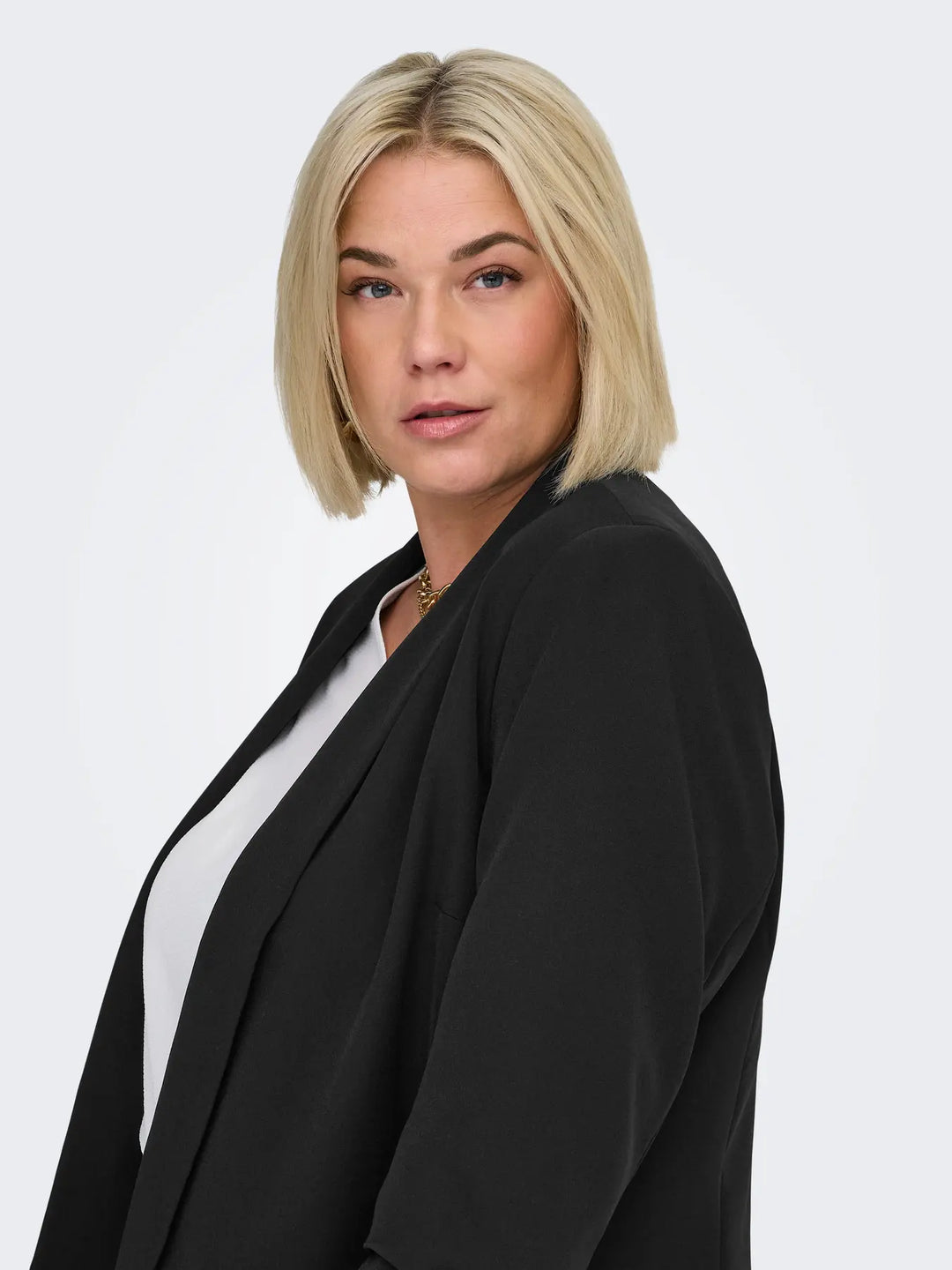 Zwarte Lange Blazer
