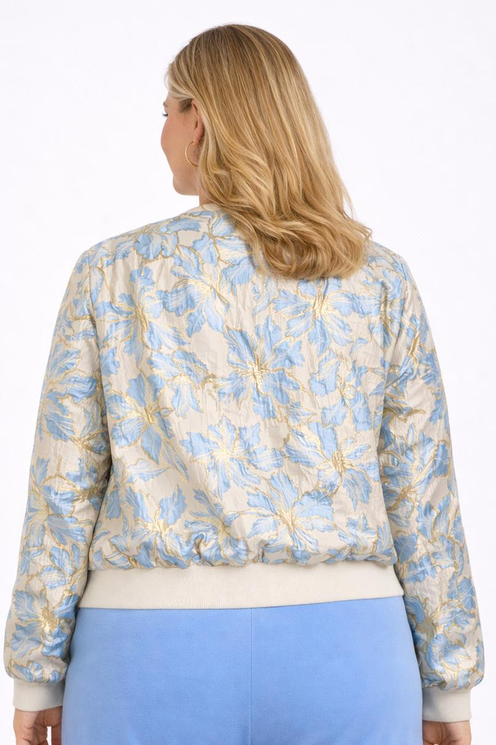 Chic bomberjack met bloemen