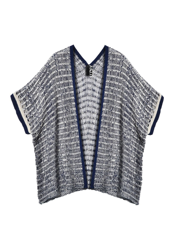 Gehaakte Marineblauwe Cardigan