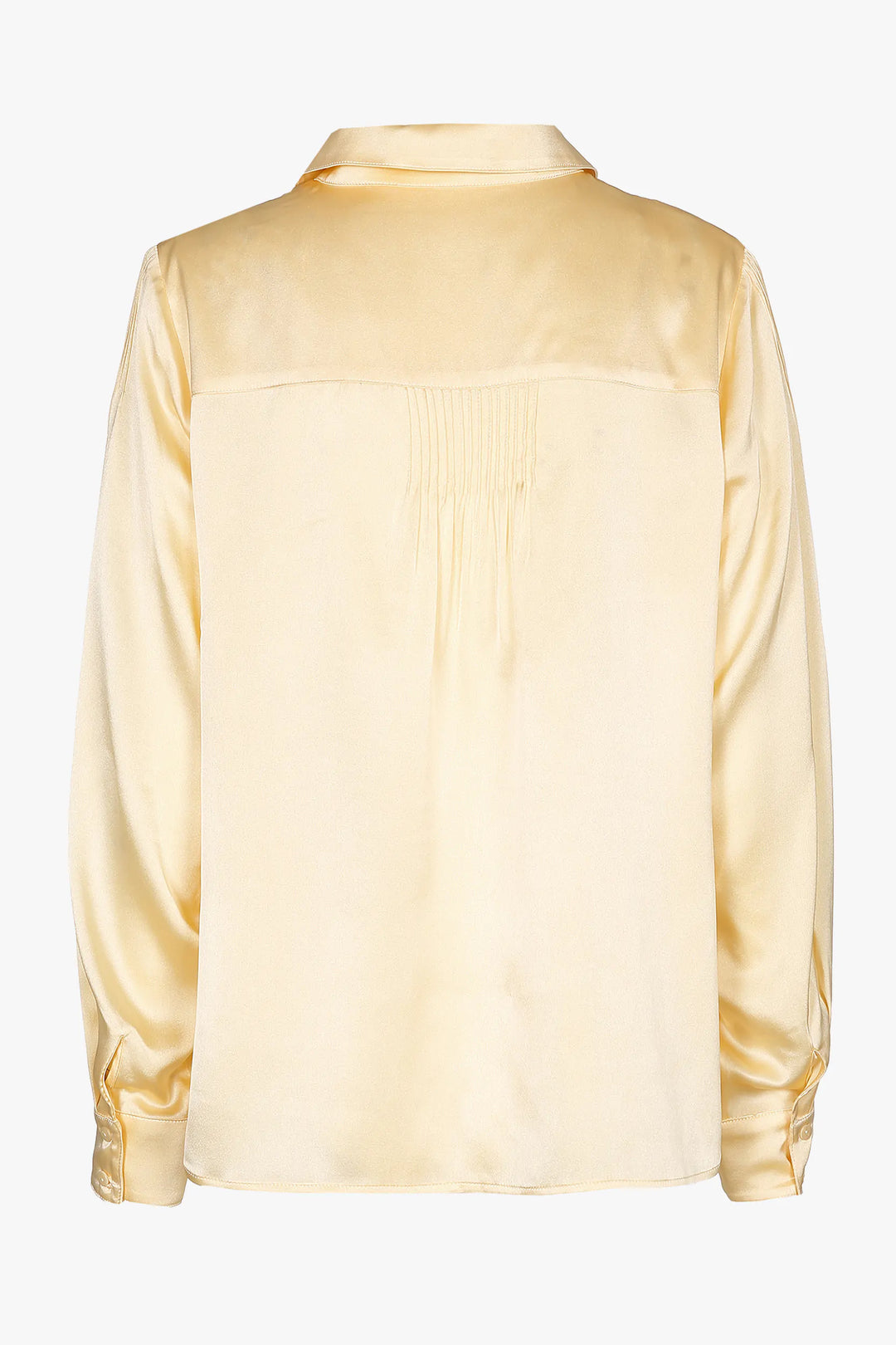zijde blouse in vanilla - xandres - - grote maten - dameskleding - kledingwinkel - herent - leuven
