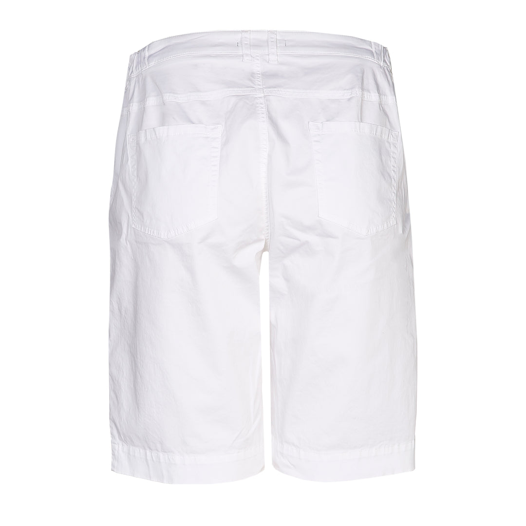 witte short van katoen - xandres essentials - - grote maten - dameskleding - kledingwinkel - herent - leuven