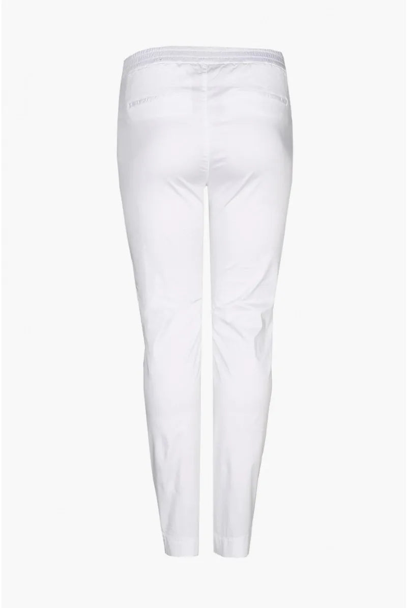 witte slim fit broek - xandres essentials - - grote maten - dameskleding - kledingwinkel - herent - leuven