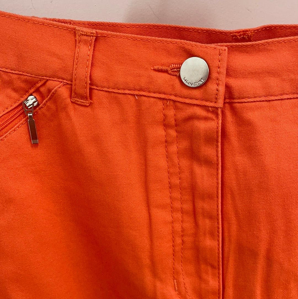 recht rok in oranje - brandtex - - grote maten - dameskleding - kledingwinkel - herent - leuven